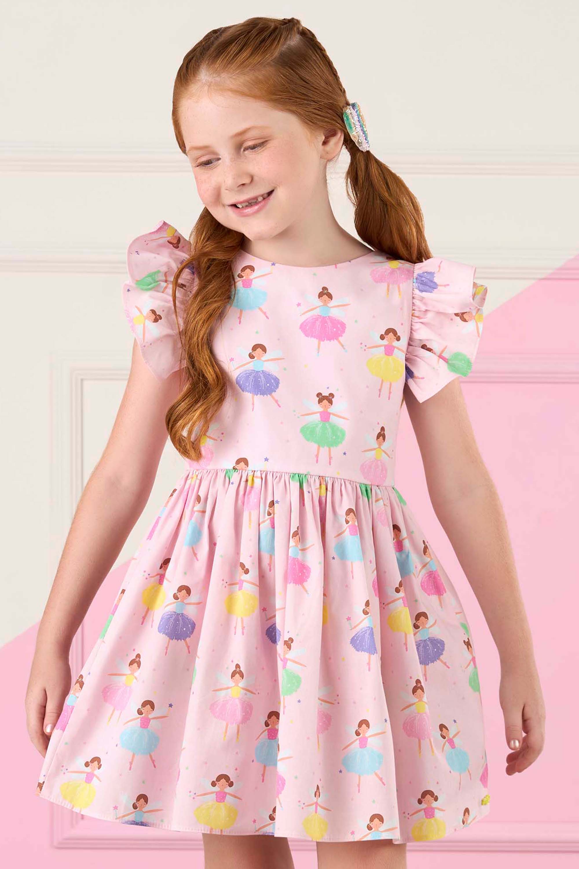 Tema Bailarina Bailarina Vestido Rosa Vestido Mae E Filha Tema