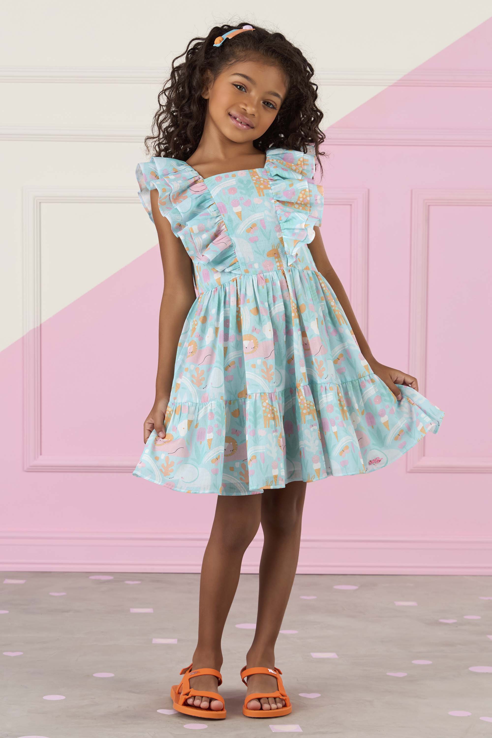 Vestidos Infantis Roupas Mon Sucre Promocao Vestido De Festa